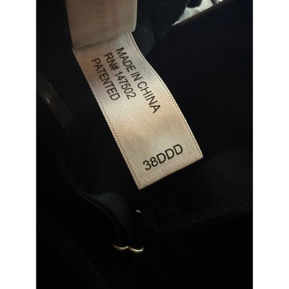 Ashley Stewart Full Coverage Butterfly Bra Black Womens 38DDD - Picture 5 of 8